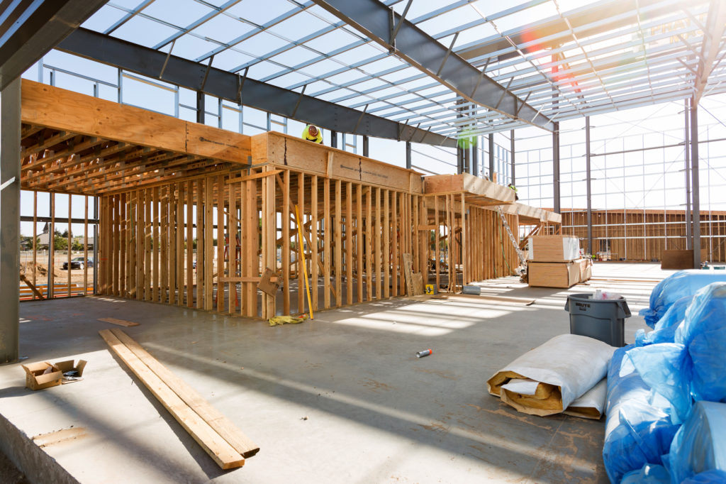 framing the building