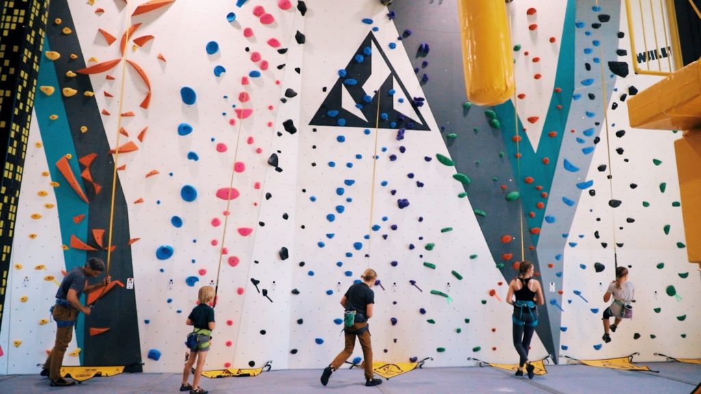 mast family climbing together - june member of the month