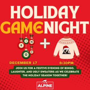 Holiday Game Night - Alpine Climbing Adventure Fitness
